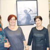 Yedi yıllık resimlerini sergiledi Yedi yıllık resimlerini sergiledi