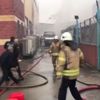 Sancaktepe'de fabrika yangını Sancaktepe'de fabrika yangını