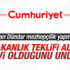 Cumhuriyet HDP'li vekile Alevi olduğunu hatırlattı