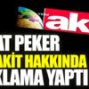 Sedat Peker Akit hakkında açıklama yaptı Sedat Peker Akit hakkında açıklama yaptı