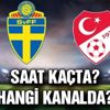 İsveç Türkiye maçı hangi kanalda, saat kaçta? Türkiye ilk 11’i…