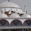 Şiddetli Rüzgar Minareyi Uçurdu Şiddetli Rüzgar Minareyi Uçurdu