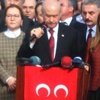 Bahçeli'yi Tuncelili ülkücüler böyle karşıladı Bahçeli'yi Tuncelili ülkücüler böyle karşıladı
