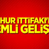 Cumhur İttifakı'nda önemli gelişme! Cumhur İttifakı'nda önemli gelişme!