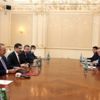 Azerbaycan Cumhurbaşkanı Aliyev, Mevlüt Çavuşoğlu ve Hulusi Akar'ı kabul etti