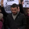 İbb önünde ulaşım zammı protestosu