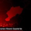 Atama kararları Resmi Gazete de Atama kararları Resmi Gazete de