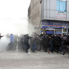 Van'da operasyon protestosuna müdahale Van'da operasyon protestosuna müdahale