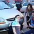 Otomobille motosiklet çarpıştı: 2 yaralı Otomobille motosiklet çarpıştı: 2 yaralı