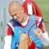 Robben'e timsah saldırısı Robben'e timsah saldırısı