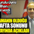 Prof. Dr. İlhan kısıtlamanın olduğu son hafta sonunu açıklandı Prof. Dr. İlhan kısıtlamanın olduğu son hafta sonunu açıklandı