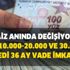 Faiz anında değişiyor! 5.000-10.000-20.000 ve 30.000 TL kredi 36 ay vade imkanı! 3 ay ödemesiz başvuru yapanın hesabına hemen yatıyor