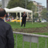 Tek kişilik seçim mitingi