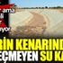Nehrin kenarında su geçmeyen su kanalı Nehrin kenarında su geçmeyen su kanalı