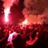 Gaziantep te Galatasaray taraftarları kutlama yaptı