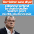 Taksim'deki anıtın direği kırıldı Taksim'deki anıtın direği kırıldı