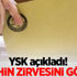 YSK açıkladı! Tarihin zirvesini gördü