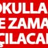 Okullar ne zaman açılacak? Yaz tatili ne zaman bitiyor? (MEB ÇALIŞMA TAKVİMİ)