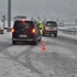Manisa'da kar bir buçuk saatte hayatı durdurdu