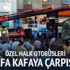 Özel halk otobüsleri kafa kafaya çarpıştı: 3 yaralı