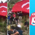 Yola inmek isteyen Kılıçdaroğlu kayarak düştü VİDEO