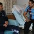Trabzonspor'dan yaralı askere ziyaret