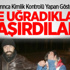 Göstericiler sert kayaya çarptı