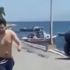 İzmir’de bir kişi kiraladığı lüks cipi denize attı, arkasına bakmadan gitti