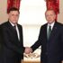Cumhurbaşkanı Erdoğan, Libya Başbakanı Es-Serrac'ı kabul ediyor