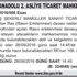 İSTANBUL ANADOLU 2. ASLİYE TİCARET MAHKEMESİ'NDEN