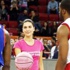 Anadolu Efes-EA Milano maçında hava atışını Bergüzar Korel yaptı