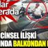 Cinsel ilişki sırasında balkondan düşen kadın, son model arabayı pert etti