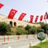 Antalya al bayraklarla süslendi