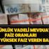 32 günlük vadeli mevduat faiz oranları yeni listesi! İşte en yüksek faiz veren banka