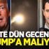 İşte dün gecenin Trump'a maliyeti!