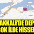 Çanakkale'de 4 büyüklüğünde deprem Çanakkale'de 4 büyüklüğünde deprem