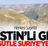 Filistinli Bir Genç Paraşütle Suriye'ye Geçti