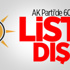 AK Parti'de 60 İsim Liste Dışı Kalabilir!