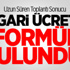 Asgari ücrette formül bulundu