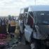 Mardin'in Derik İlçesi'nde öğrenci servisi otomobille çarpıştı! 2'si ağır 15 yaralı