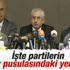 Siyasi partilerin oy pusulasındaki yerleri belli oluyor Siyasi partilerin oy pusulasındaki yerleri belli oluyor