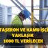 4D'li taşeron ve kamu işçisine yaklaşık 1000 TL verilecek!