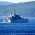 Rus savaş gemisi Çanakkale Boğazı ndan geçti