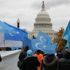 Uygur Türkleri Washington'da Çin'i protesto etti