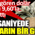 ﻿9,65 TL’yi gören dolar günü 9,60 TL ile kapattı