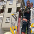 Üsküdar'da patlama sonrası yangın