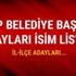 MHP belediye başkan adayları 2019 son dakika MHP ilçe belediye başkan adayları isim listesi