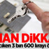 Geciken ev sahibi 3.600 TL kaybeder!