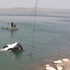Otomobil göle uçtu, sürücü...