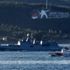 Rus savaş gemileri Çanakkale'den geçti